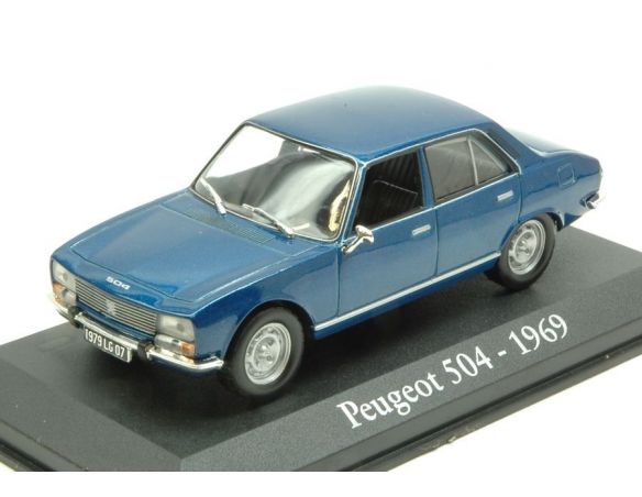 Modellino EDI031 PEUGEOT 504 1969 METALLIC BLUE 1:43 Modellino