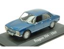Modellino EDI031 PEUGEOT 504 1969 METALLIC BLUE 1:43 Modellino