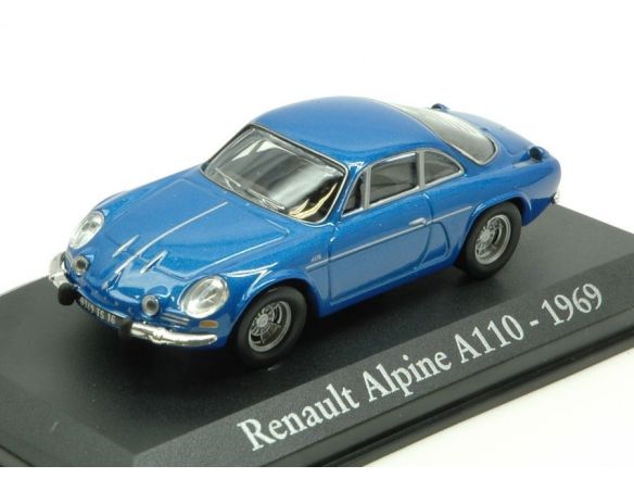 Modellino EDI009 RENAULT ALPINE A110 1969 BLUE 1:43 Modellino