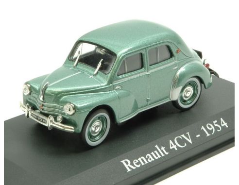 Modellino EDI028 RENAULT 4CV 1954 METALLIC GREEN 1:43 Modellino
