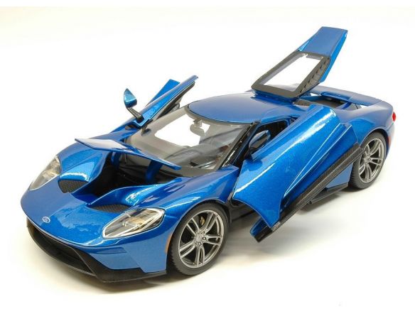 Maisto MI31384B FORD GT 2017 METALLIC BLUE 1:18 Modellino