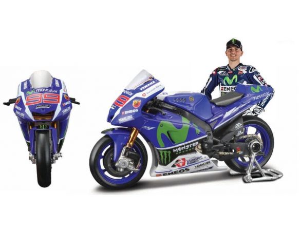 Maisto MI31408L YAMAHA J.LORENZO 2016 MOTOGP N.99 1:10 Modellino