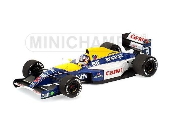 Minichamps PM100910005 WILLIAMS N.MANSELL 1991 1:18 Formula 1 Modellino