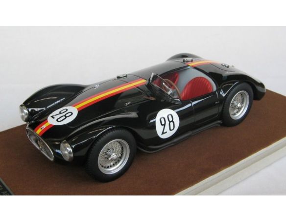 Tecnomodel TMD1844A MASERATI A6 GCS N.28 DNF LE MANS 1954 DE PORTAGO-TOMASI 1:18 Modellino