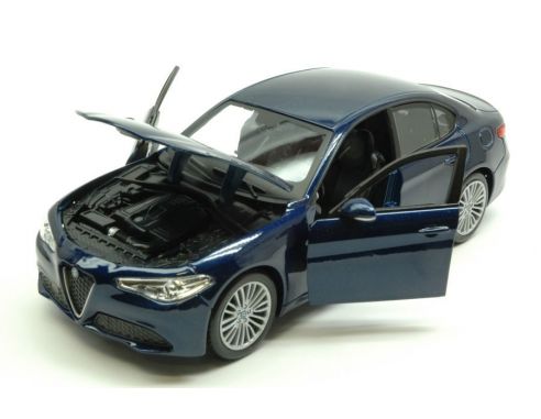 BBURAGO BU21080BL ALFA ROMEO GIULIA 2016 BLUE 1:24 Modellino