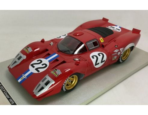 Tecnomodel TMD1835E FERRARI 312 P N.22 6th 12 H SEBRING 1970 PARKES-PARSONS LIM.100 1:18 Modellino