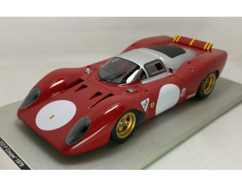 Tecnomodel TMD1835A FERRARI 312 P COUPE' TEST MONZA 1970 LIM.60 1:18 Modellino