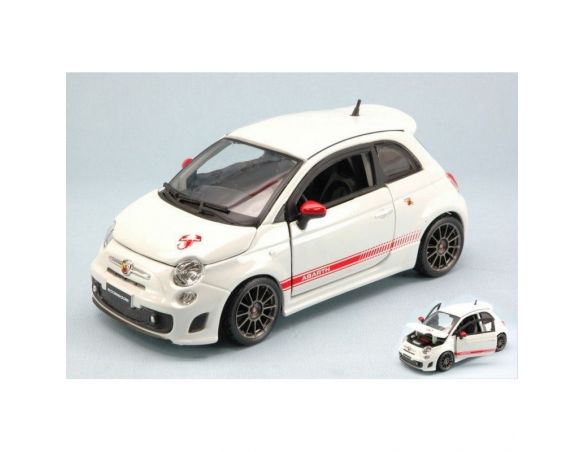 Bburago BU22121 ABARTH NUOVA 500 ESSEESSE WHITE 1:24 Modellino