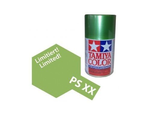 Tamiya Bomboletta Spray PS XX GREEN ANOIZED ALLUMINIUM Color Per Policarbonato
