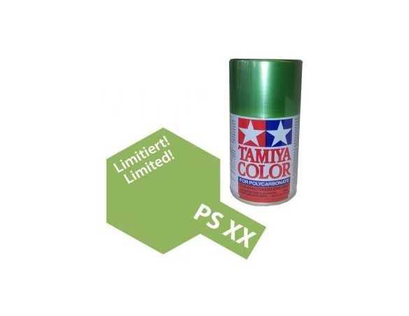 Tamiya Bomboletta Spray PS XX GREEN ANOIZED ALLUMINIUM Color Per Policarbonato