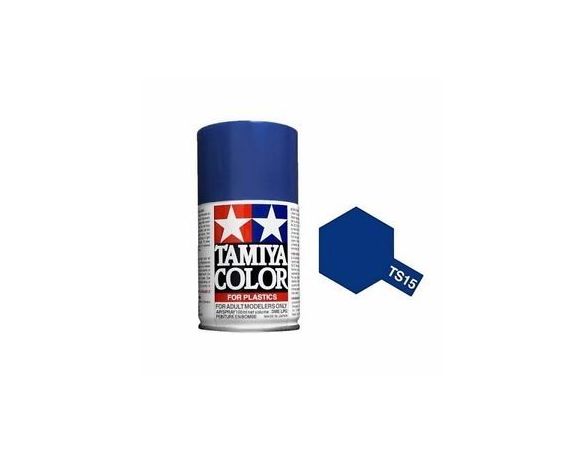 Tamiya Bomboletta Spray TS15 BLUE Color Per Plastics
