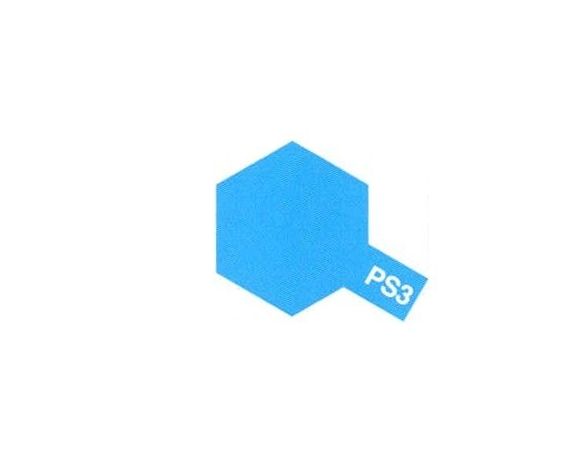 Tamiya Bomboletta Spray PS-3 LIGHT BLUE AZZURRO Color Per Policarbonate