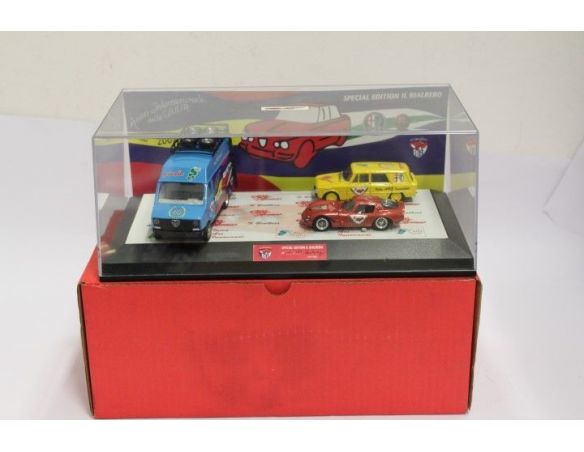 Club Bialbero MMCBA226 ASSISTENZA AR33 + GIULIA SZ SU F12 COFANETTO Modellino