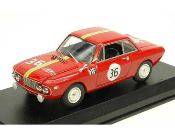 Best Model BT9650 LANCIA FULVIA 1300 HF N.36 WINNER SANREMO 1966 CELLA-LOMBARDINI 1:43 Modellino