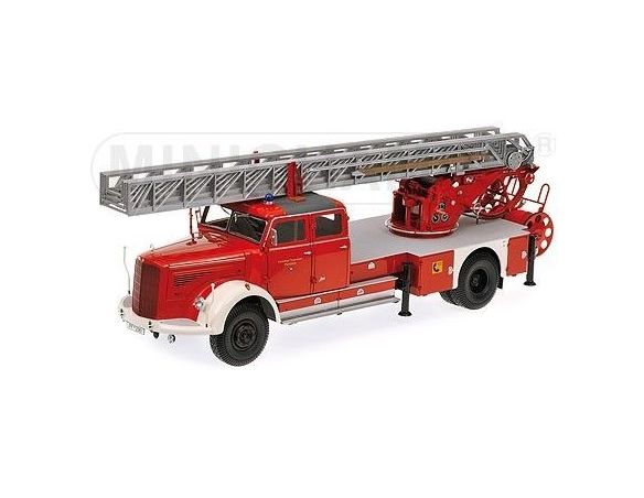 Minichamps PM109031081 MERCEDES L6600 DL30 FIRE ENG.1950 1:18 Modellino