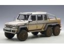 Auto Art / Gateway AA76305 MERCEDES G63 AMG 6x6 2013 SILVER VERSIONE SPORCA CON FANGO 1:18 Modellino