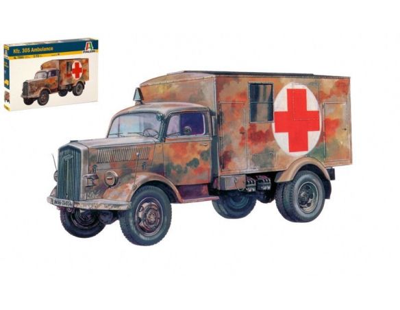 Italeri IT7055 KFZ 305 AMBULANCE KIT 1:72 Modellino