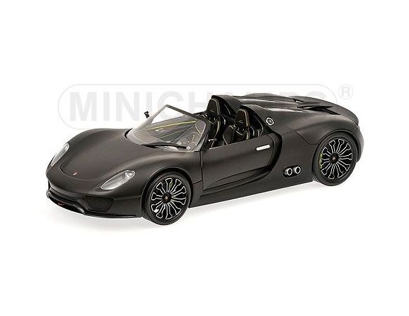 Minichamps PM110060031 PORSCHE 918 SPYDER 2010 BLACK 1:18 Modellino