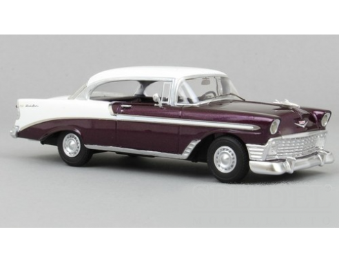 Neo Scale Models NEO47035 CHEVROLET BEL AIR SPORT COUPE' 1956 RED MET./BEIGE 1:43 Modellino