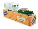 Norev NVCL1512 CITROEN DS 21 & CARAVANE VERT JURA & GRIS ARGENT MET.1:43 Modellino