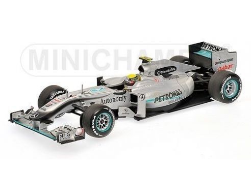 Minichamps PM110100004 MERCEDES N.ROSBERG 2010 1:18 Modellino