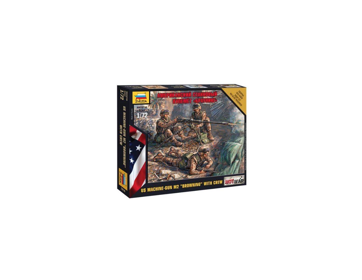 American Machine Gun /"Browning/" Zvezda Kit 1:72 Z7414