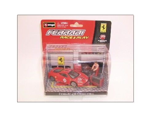 Bburago 31100 Race & Play Ferrari 458 Challange 1:43 Die Cast Modellino