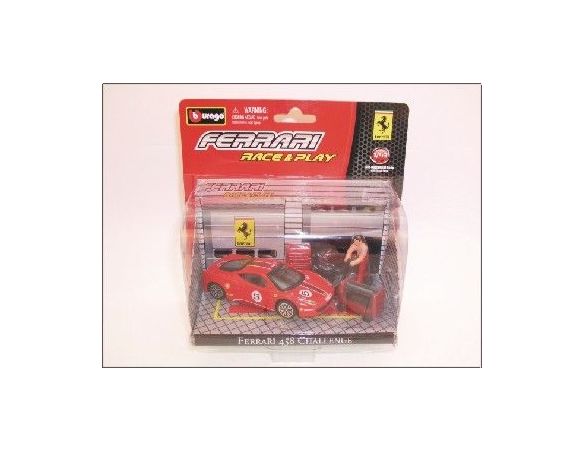 Bburago 31100 Race & Play Ferrari 458 Challange 1:43 Die Cast Modellino