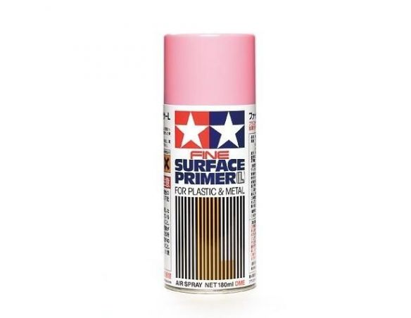 Tamiya Bomboletta Spray SUPERFACE PRIMER PINK ROSA 87146 Per Plastics e Metal