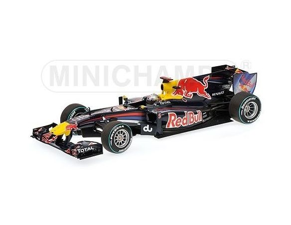 Minichamps PM110100105 RED BULL S.VETTEL 2010 N.5 WORLD CHAMPION ABU DHABI GP 1:18 Modellino