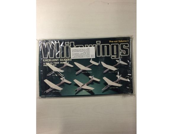 White wings excelent gliders 6 balsa/fiber models Kit Modellino