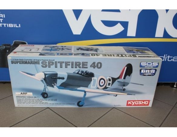 Kyosho 11821 Supermarine Spitfire 40 1:13 SCATOLA ROVINATA