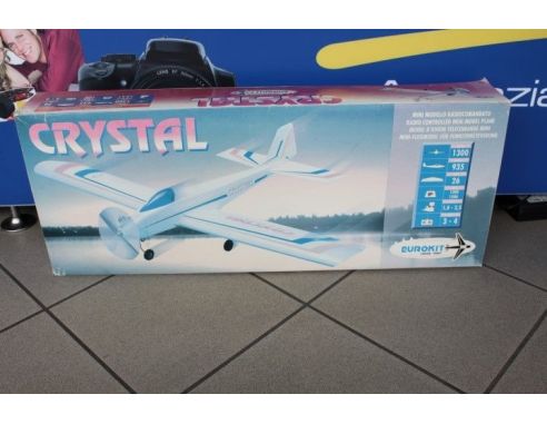 CRYSTAL EUROKIT MINI MODELLO AEREO LEGNO  - SCATOLA ROVINATA