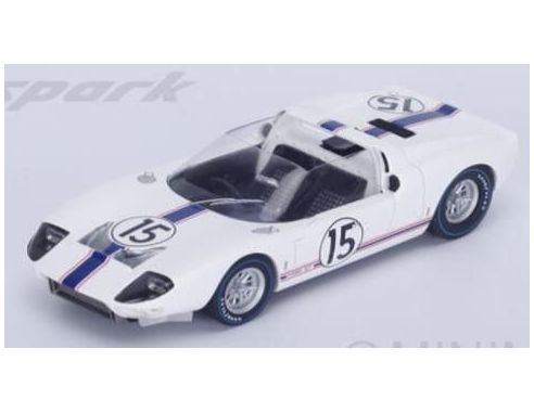 Spark Model S4071 FORD GT 40 N.15 LM 1965 G.LIGIER-M.TRINTIGNANT 1:43 Modellino