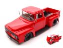 Jada JADA90484R FORD F100 1956 PICK UP RED 1:24 Modellino
