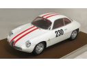 Tecnomodel TMD1842E ALFA ROMEO GIULIETTA SZ N.230 FRIBURGO-SCHAUINSLAND 1962 FISCHBABER 1:18 Modellino