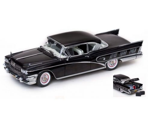 SunStar SS4805 BUICK LIMITED RIVIERA COUPE' 1958 BLACK 1:18 Modellino