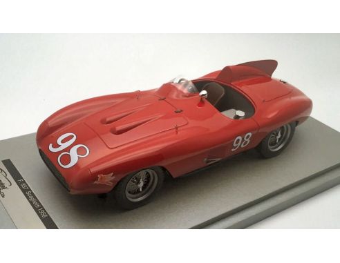 Tecnomodel TMD1826B FERRARI 857 SCAGLIETTI N.98 WINNER STOCKTON ROAD RACE 1956 McAFEE 1:18 Modellino