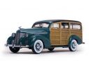 SunStar SS6171 CHEVROLET WOODY STATION WAGON 1939 WOODY/YOSEMITE GREEN 1:18 Modellino