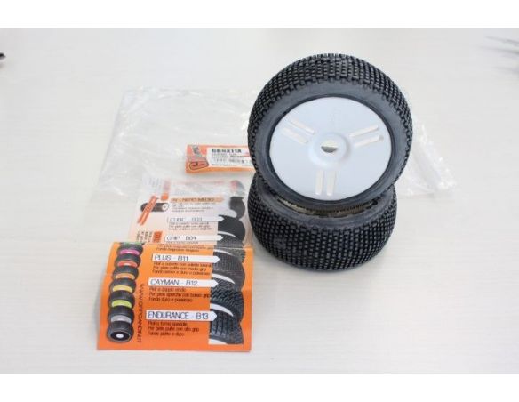 Gomme Off GRP Tyres GBNX11X X ExtraSoft Inserto Arancio Soft Plus 1:8 Modellino