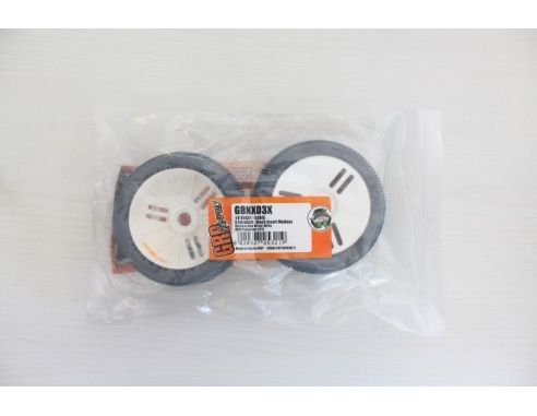 Gomme Off GRP Tyres GBNX03X X ExtraSoft Inserto Nero Medio Cubic 1:8 Modellino