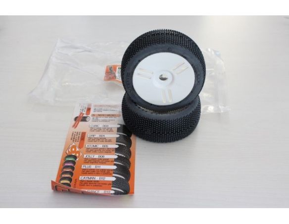 Gomme Off GRP Tyres GBNX03X X ExtraSoft Inserto Nero Medio Cubic 1:8 Modellino