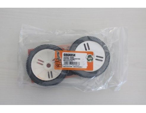 Gomme Off GRP Tyres GBAX05X X ExtraSoft Inserto Arancio Soft Atomic 1:8 Modellino