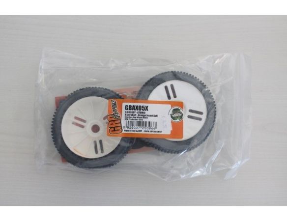Gomme Off GRP Tyres GBAX05X X ExtraSoft Inserto Arancio Soft Atomic 1:8 Modellino