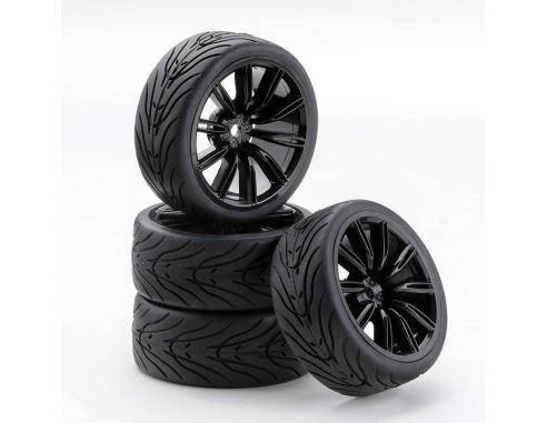 Gomme Ansmann Racing 554900040 SC Ruote Stile Vins Nero 1:10 Modellino SCATOLA ROVINATA