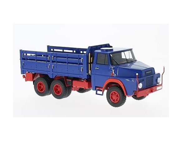 Neo Scale Models NEO46325 HENSCHEL HS 3-14 6x6 BLUE/RED 1:43 Modellino