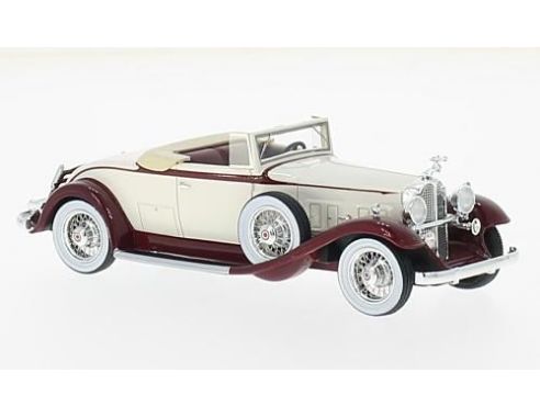 Neo Scale Models NEO47107 PACKARD 902 STANDARD EIGHT CONVERTIBLE 1932 RED/WHITE 1:43 Modellino