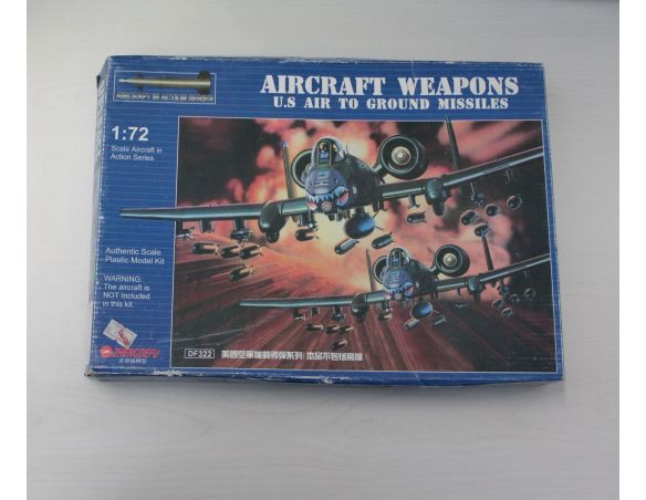 Zhengdefu DRF322 AIRCRAFT WEAPONS AEREO GUERRA SCATOLA ROVINATA PLASTIC MODEL KIT Modellino