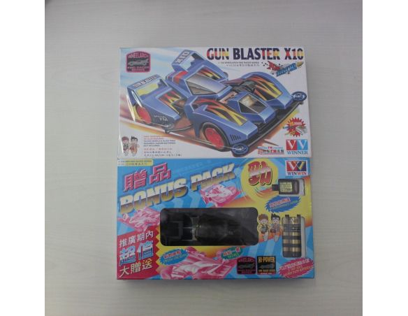 WINNER 10419 GUN BLASTER X10 MACCHININA MACCHINA MINI 4WD RACER KIT 1:32