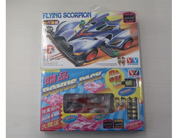 WINNER 10416 FLYING MACCHININA MINI 4WD RACER KIT 1:32 SCATOLA ROVINATA